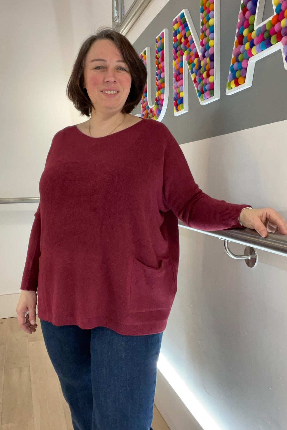 Knit With Two Front Pockets