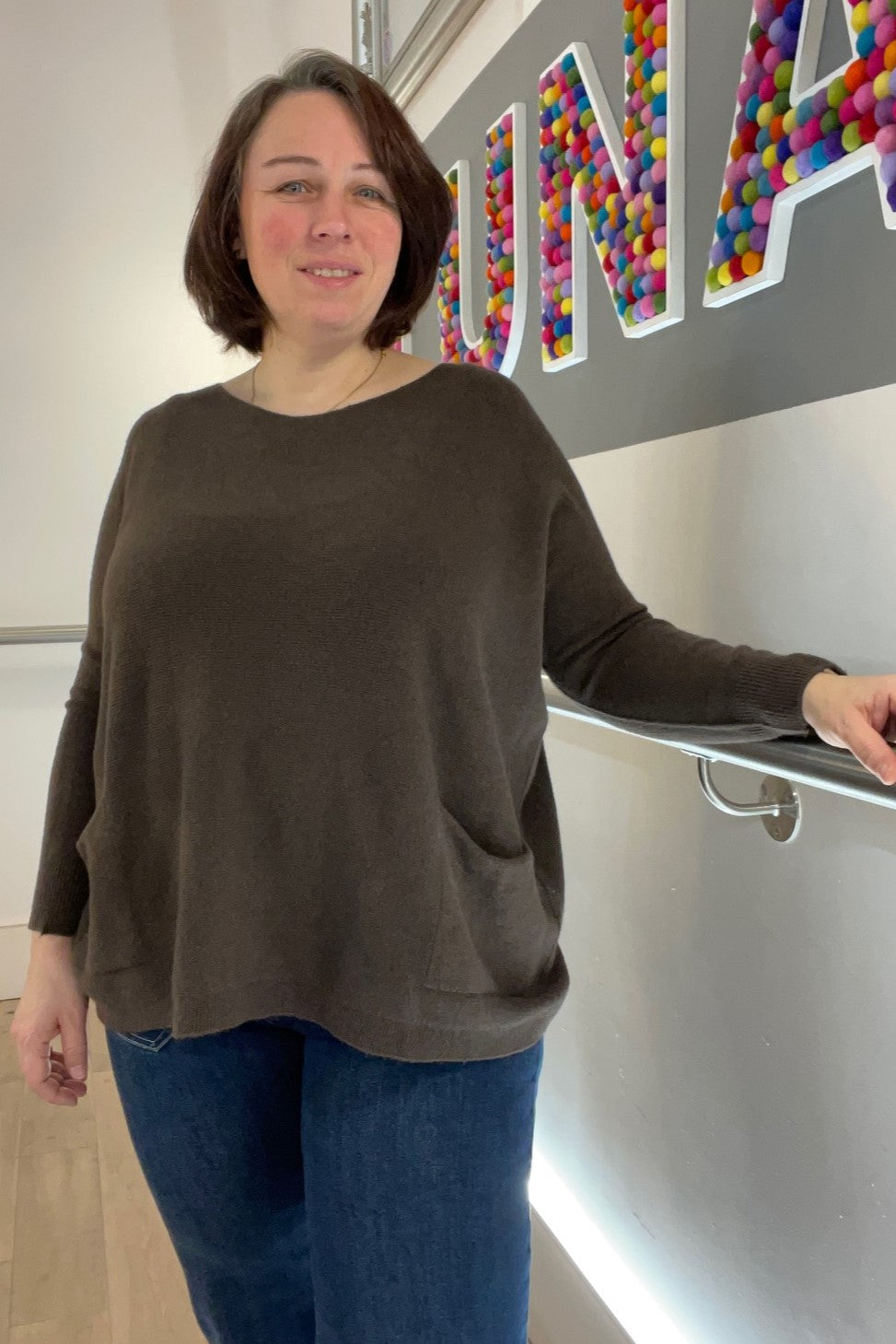 Knit With Two Front Pockets