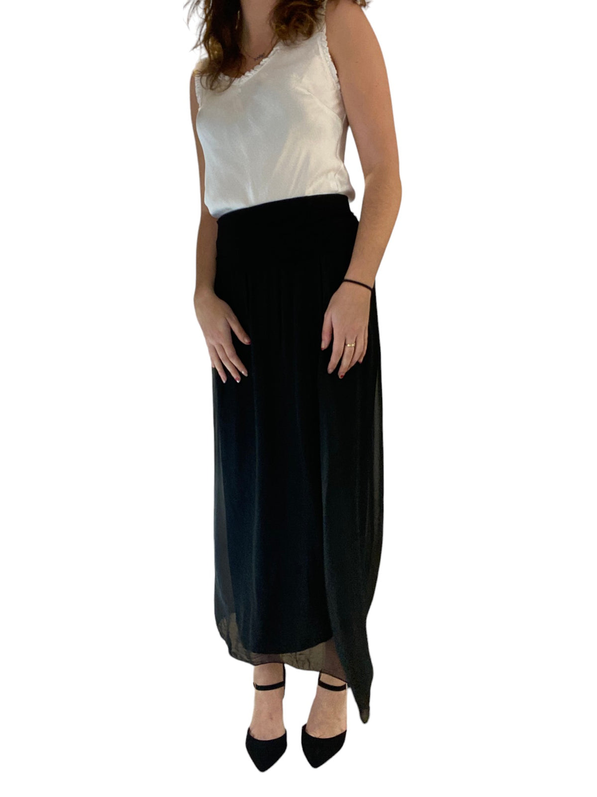 Silk Overlay Skirt (OS 8-16)