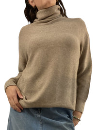 Fine Knit Roll Neck