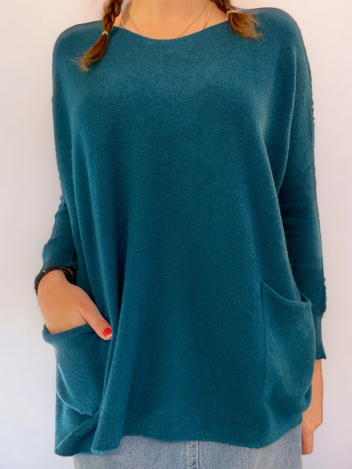 Knit With Two Front Pockets