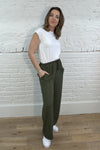 Birgitta Pinstripe Wide Leg Trousers