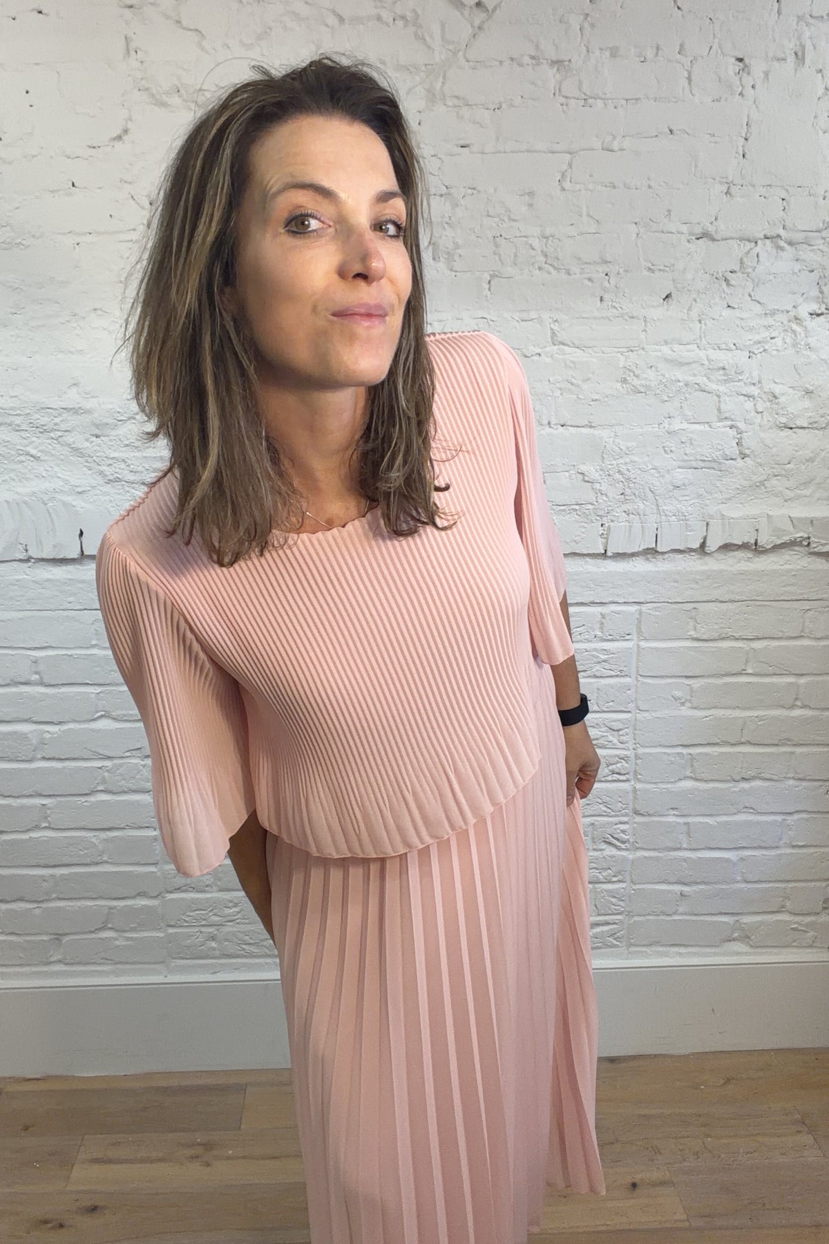 Anais Layered Chiffon Dress