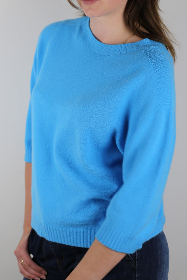 Short Round Neck Jumper