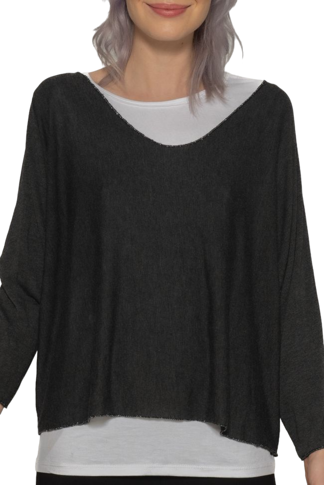 Layered V-Neck Top