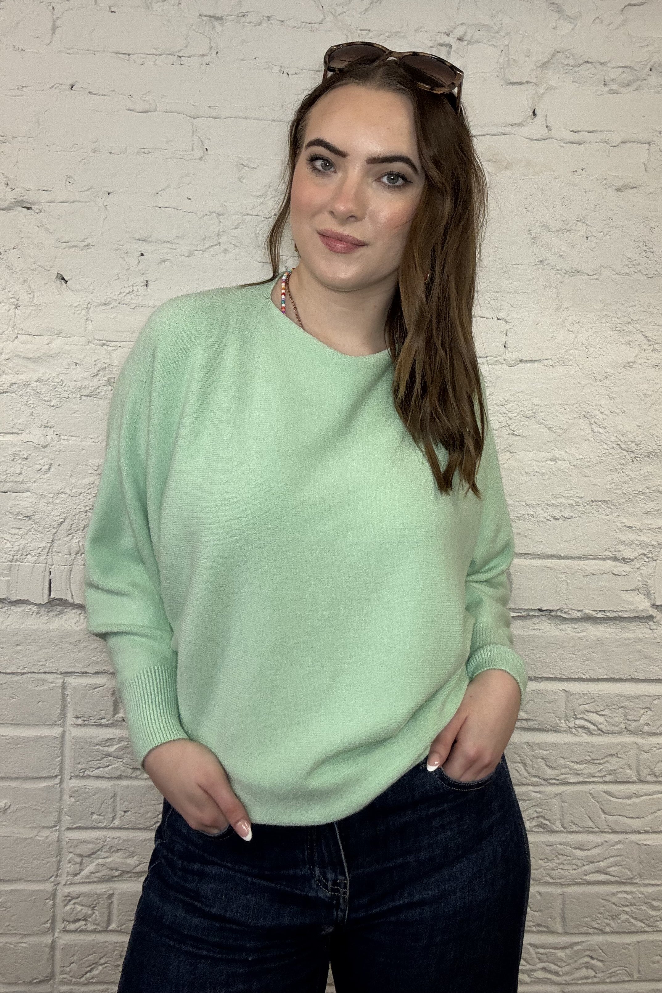 Selah Pearl Back Jumper