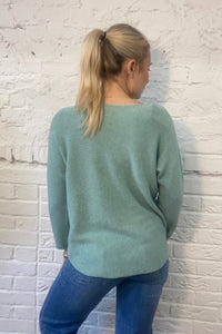 Phoebe Curved Hem Round Neck