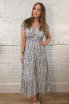 Floral Button Maxi Dress