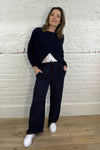 Birgitta Pinstripe Wide Leg Trousers