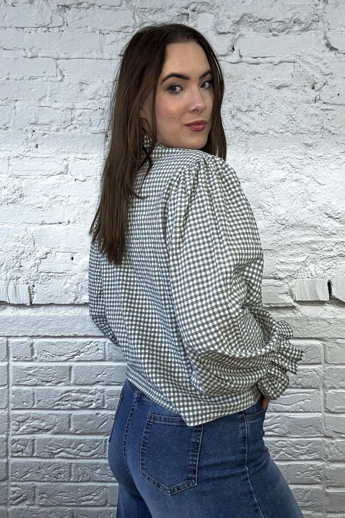 The Alice Gingham Blouse