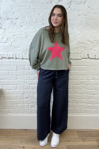 The Amber Wide Leg Jogger