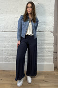 Silk Waistband Trousers