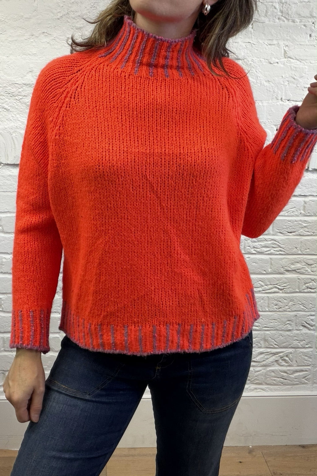 Carlotta Funnel Neck Jumper