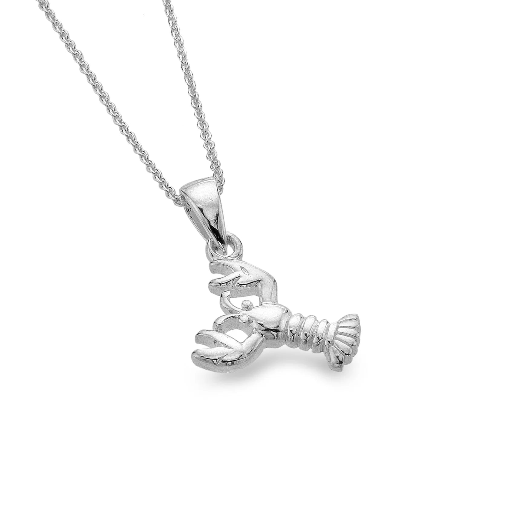 Silver Lobster Necklace