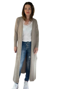 Long Side Slit Cardigan