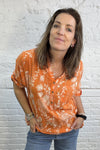 Dandelion Dream Roll-Sleeve Top