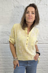 Dandelion Dream Roll-Sleeve Top