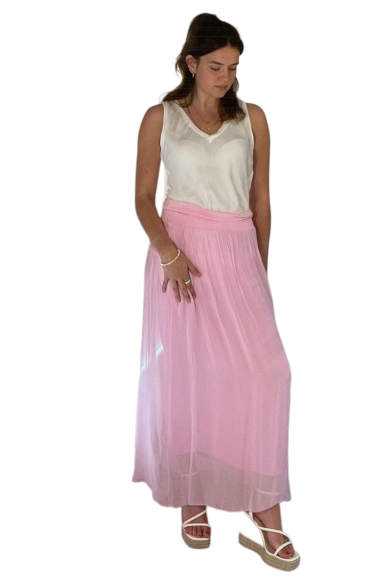 Silk Overlay Skirt (OS 8-16)