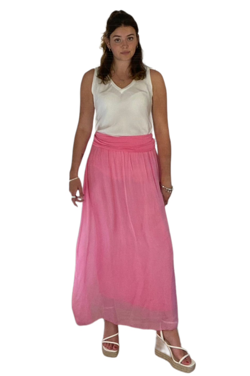 Silk Overlay Skirt (OS 8-16)