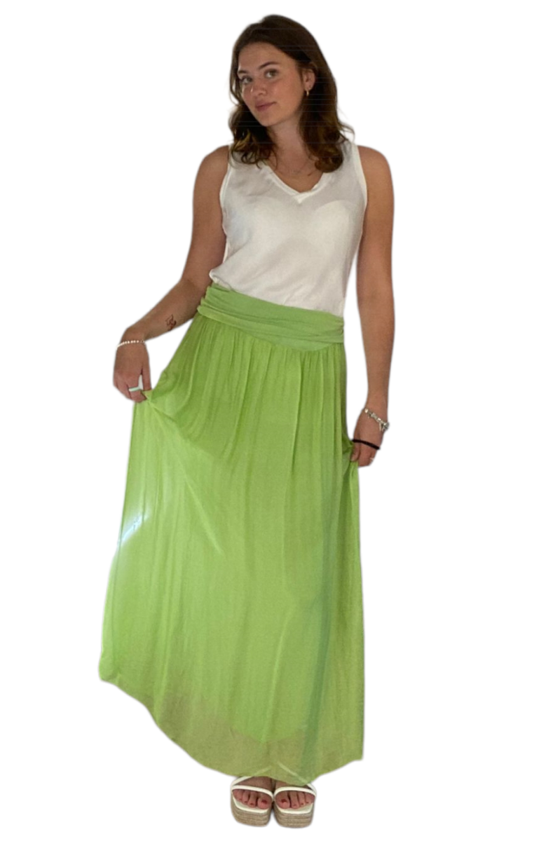 Silk Overlay Skirt (OS 8-16)