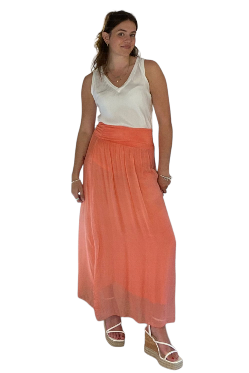 Silk Overlay Skirt (OS 8-16)