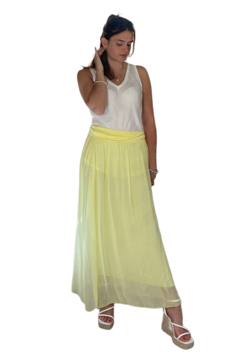 Silk Overlay Skirt (OS 8-16)