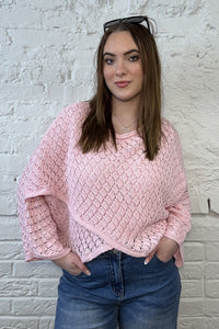 The Eden Crochet Crossover Knit