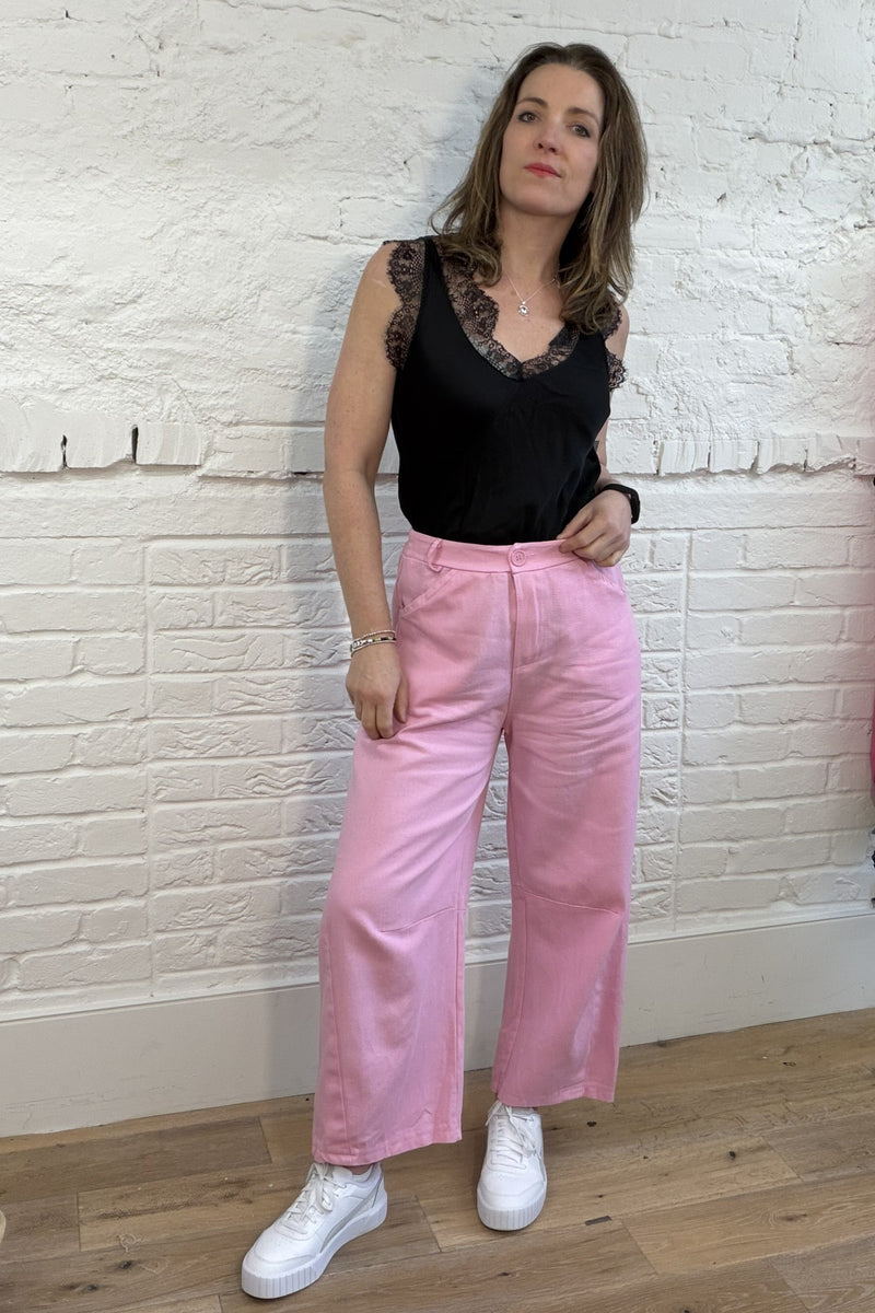 The Harley Barrel Leg Trousers