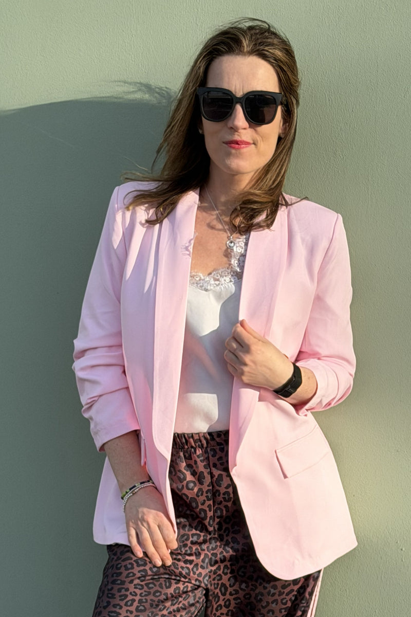 Caitlin Ruched Sleeve Jacket