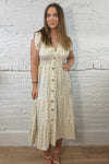 Floral Button Maxi Dress