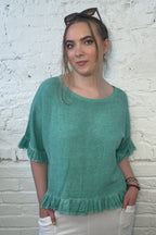 The Bryony Frill Top