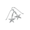 Silver Starfish Earrings