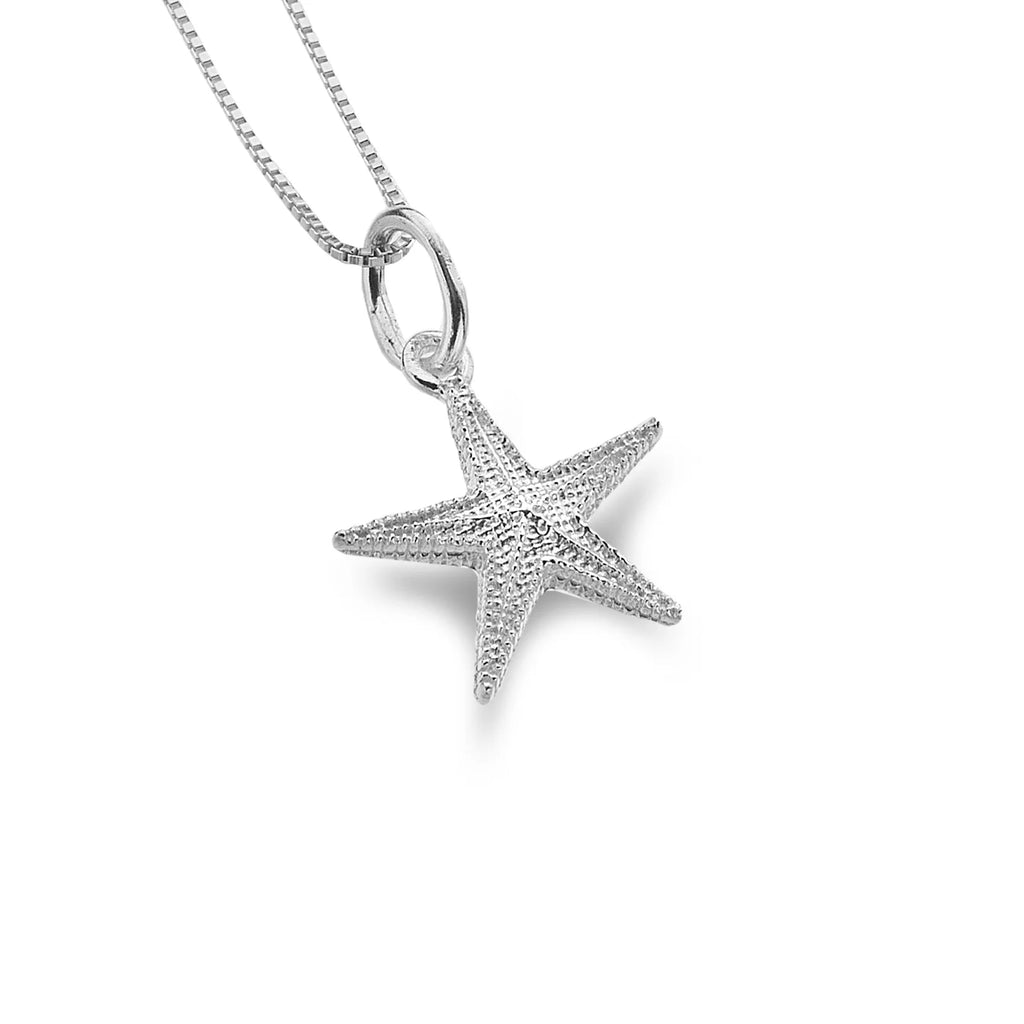 Silver Starfish Necklace