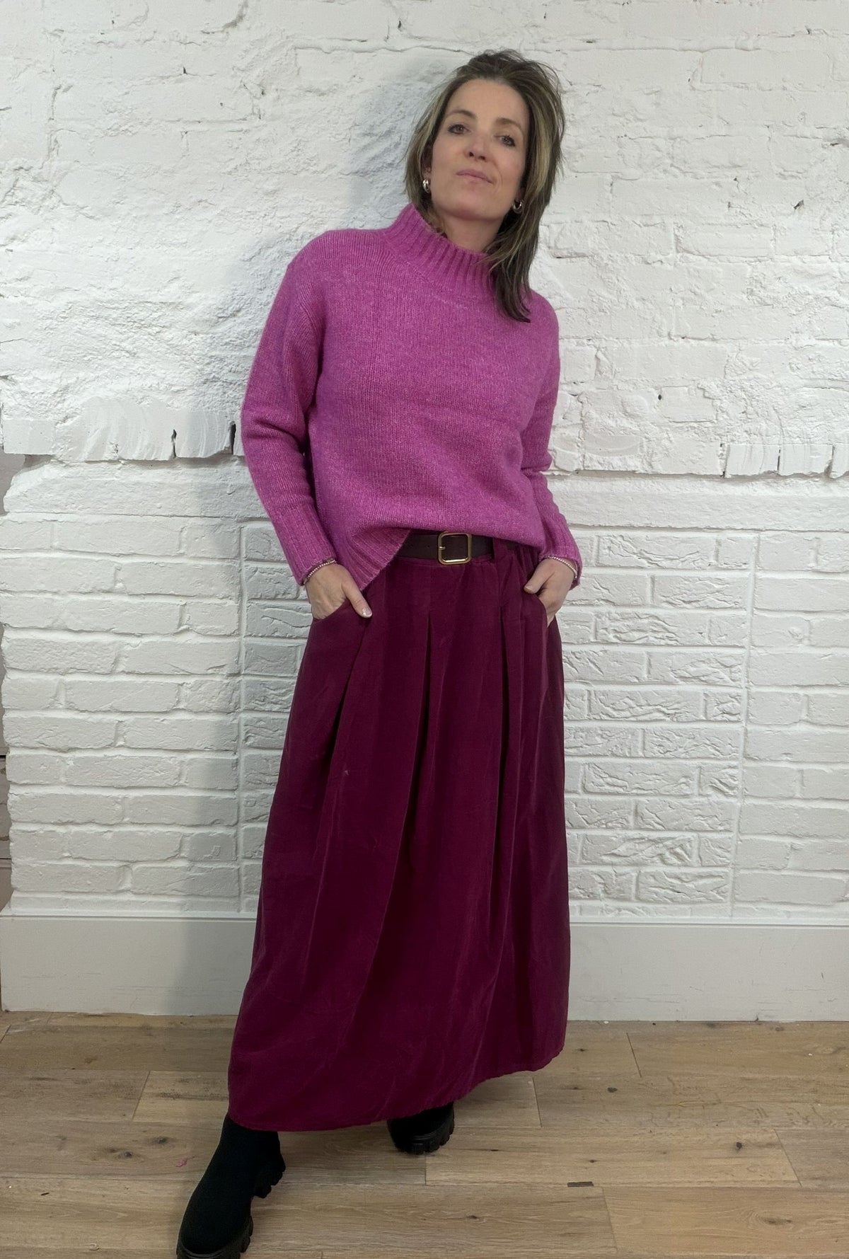 The Suzanne Needlecord Skirt