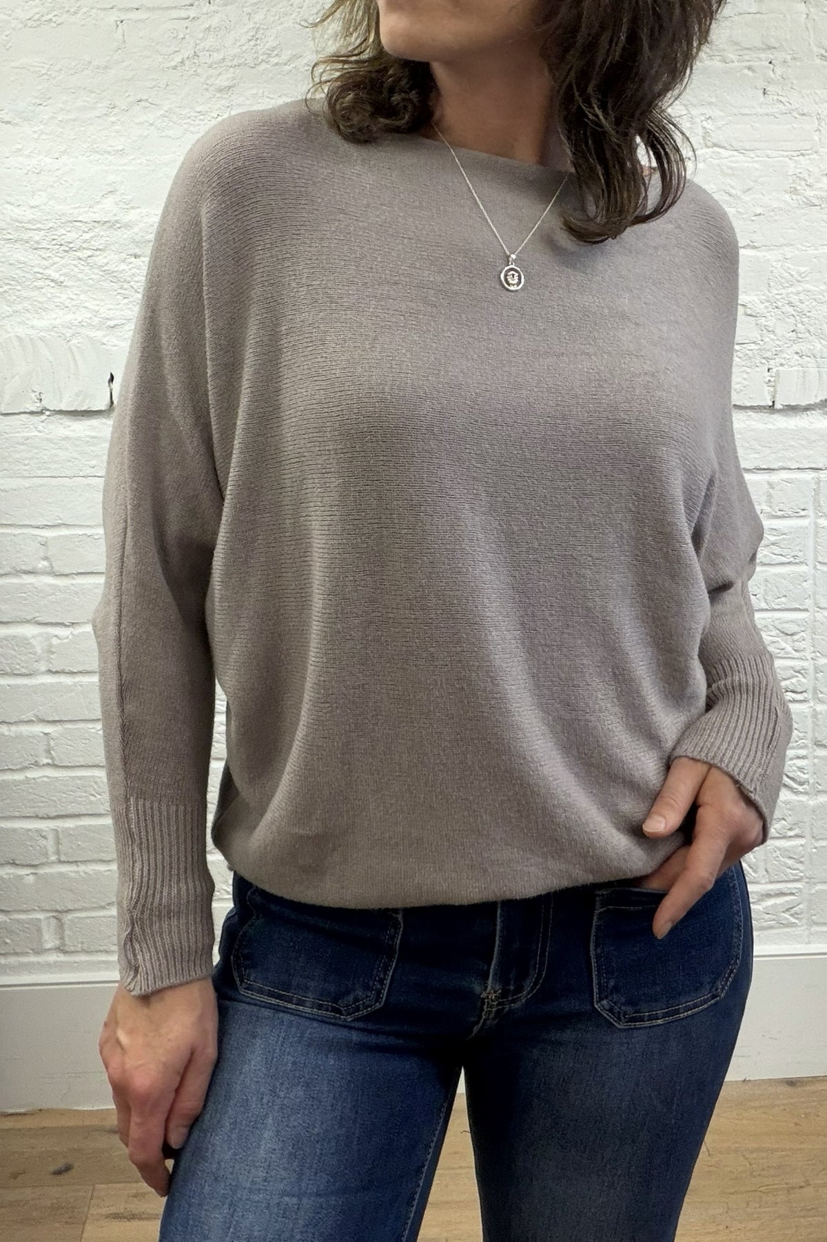 The Papina Pearl Back Jumper