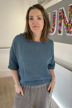 100% Cotton Plain Short Sleeve Top (Smaller Fit)