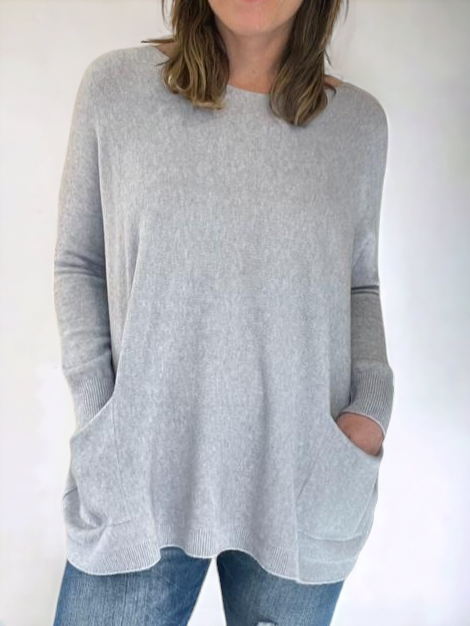 Knit With Two Front Pockets