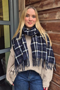 Katrina Checkered Scarf