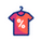 Women’s casual graphic t-shirt in soft cotton fabric with relaxed everyday fit