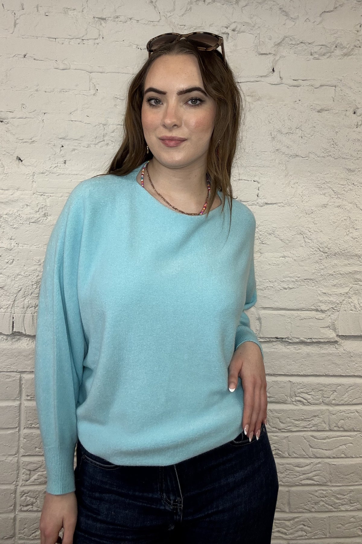 Selah Pearl Back Jumper