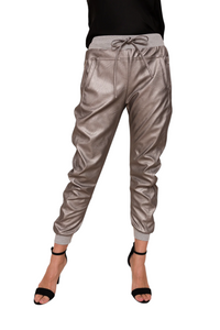 Vegan Leather Jogger