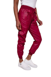 Vegan Leather Jogger