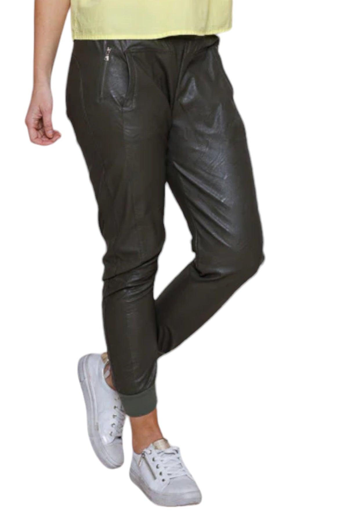 Vegan Leather Jogger