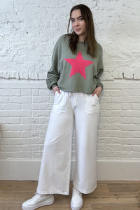 The Amber Wide Leg Jogger