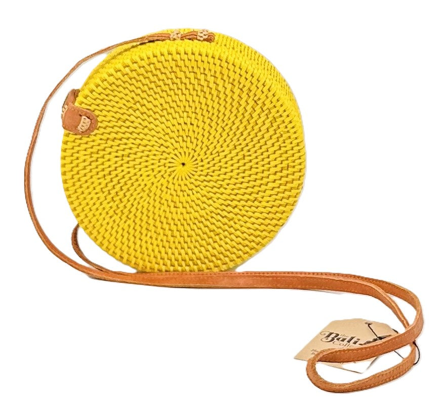 Round Rattan Bag