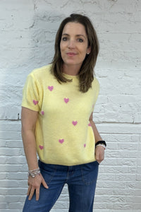 The Lucia Heart Knit