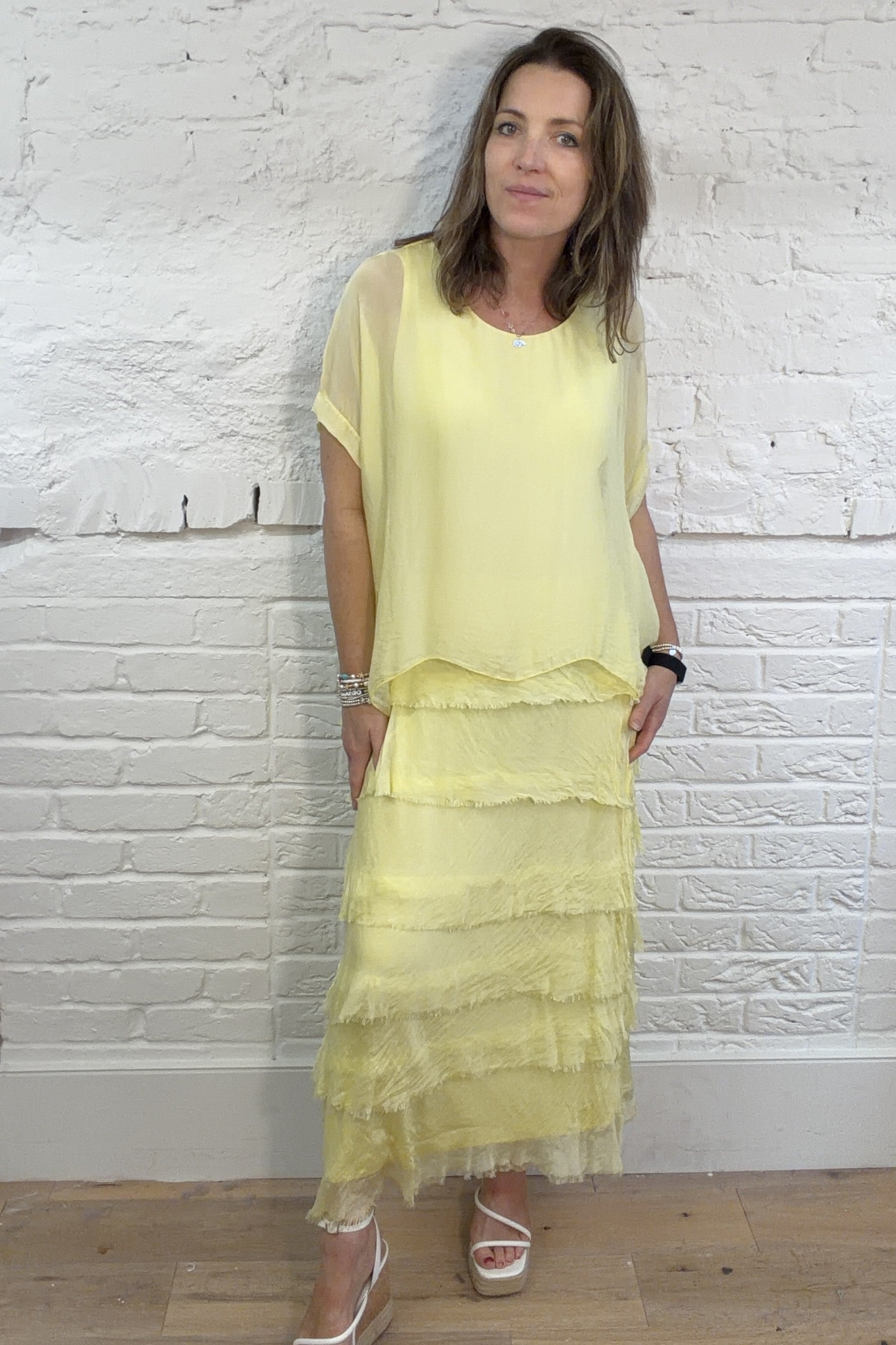 Silk Overlay Dress