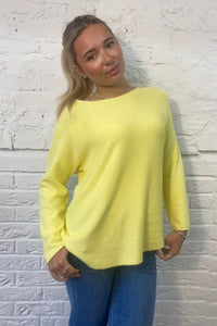 Phoebe Curved Hem Round Neck