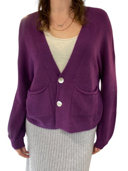 Cardigan With Two Front Pocket