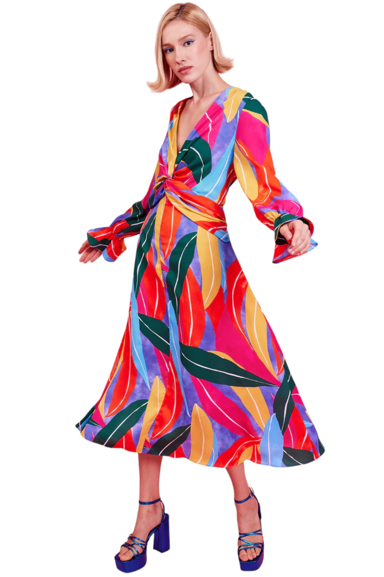 Jayley Graphic Print Dress